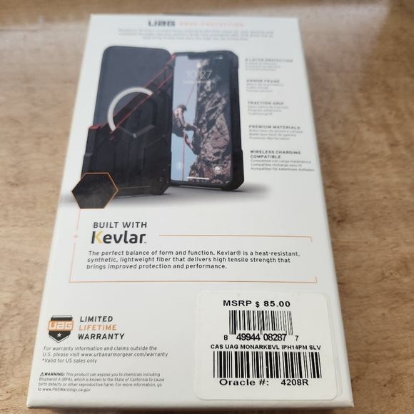 UAG Monarch Pro MagSafe Case for iPhone 14 Pro Max (6.7") - BUILT WITH Kevlar - Picture 2 of 7